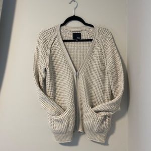 Wilfred Free | Zipped Knit Cardigan with Pockets